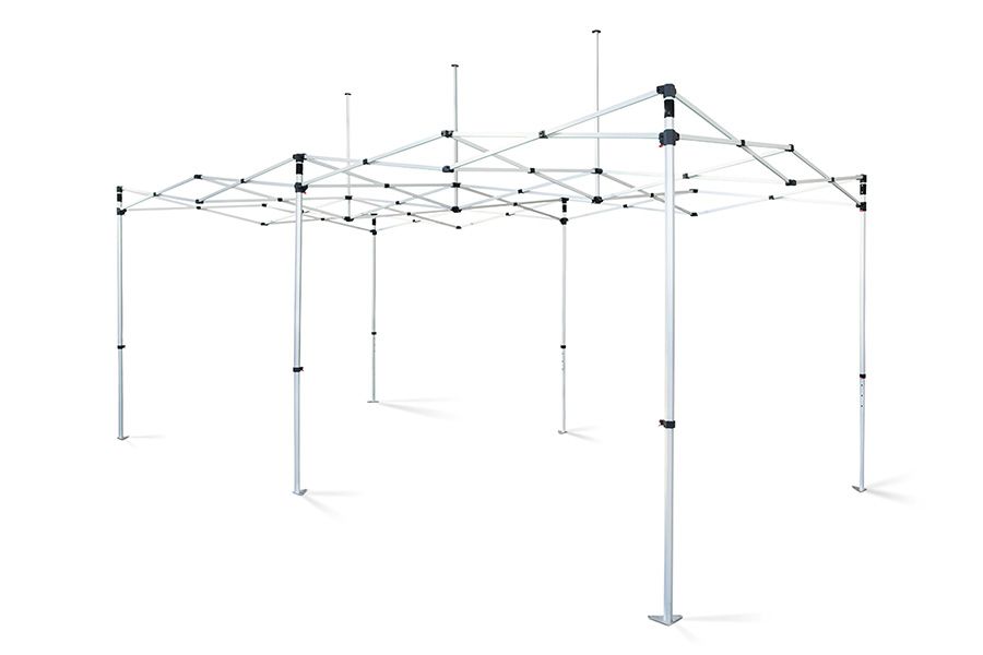 het frame voor een easy-up partytent van 3*6 m